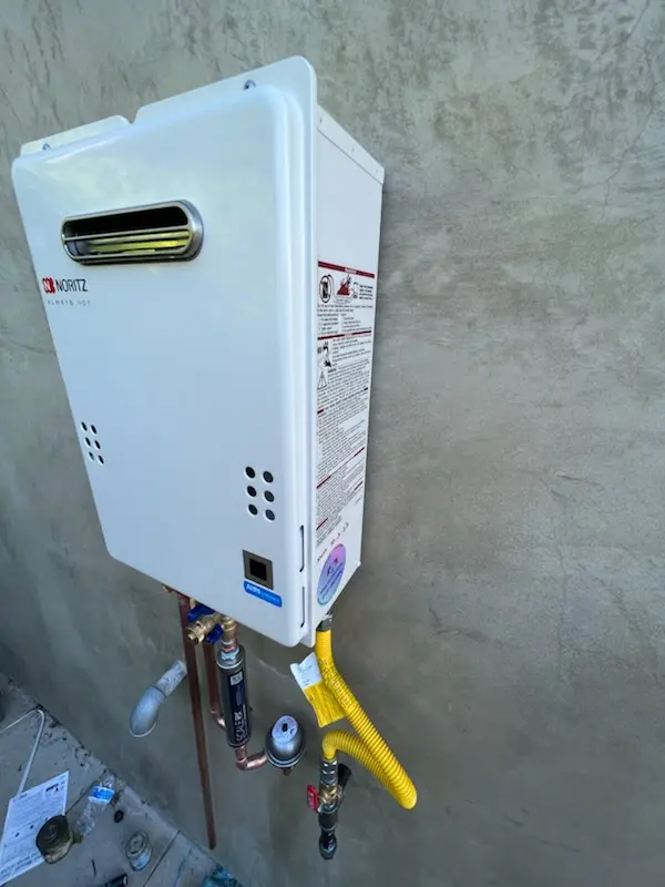 Tankless water heater installation for Jackson Mill homes